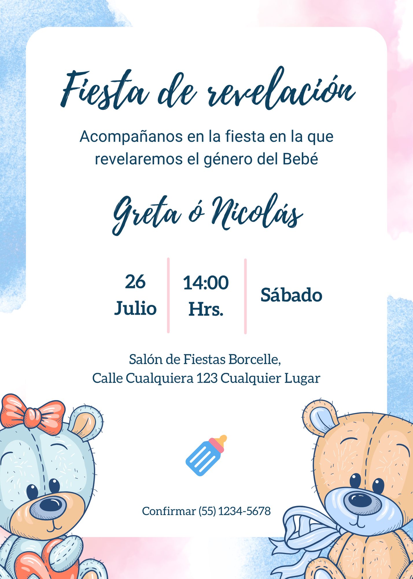 REVELACIÓN DE GENERO